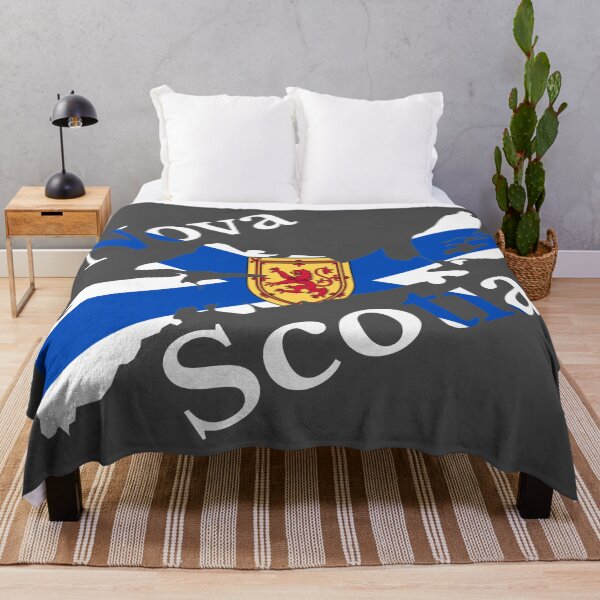 Item preview, Nova Scotia Flag Map, NS, Canada designed and sold by marosharaf.