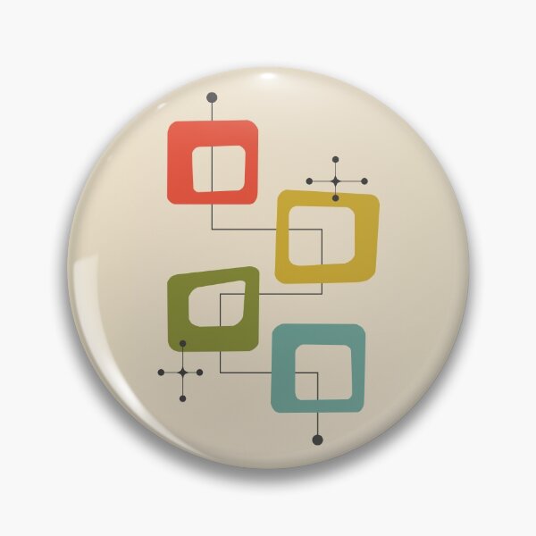 Item preview, Mid-Century Modern Retro Abstract designed and sold by aMano-mapping.