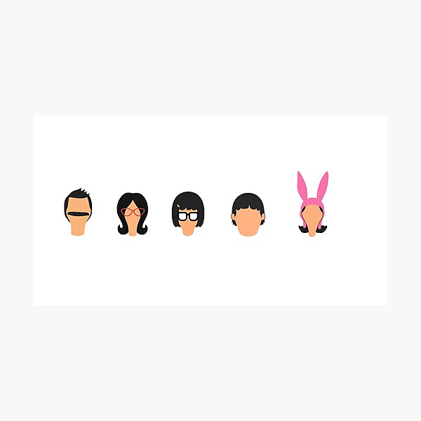 Louise belcher bunny ears from bobs burgers Art Board Print for Sale by  Mayme