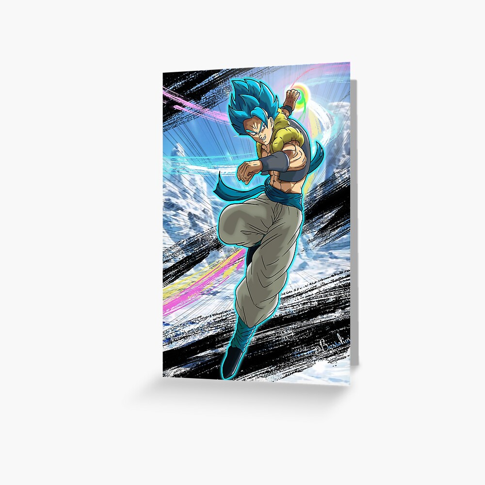 Dragon ball Legends Shallot ssj God by Bessalius Postcard by Bessalius