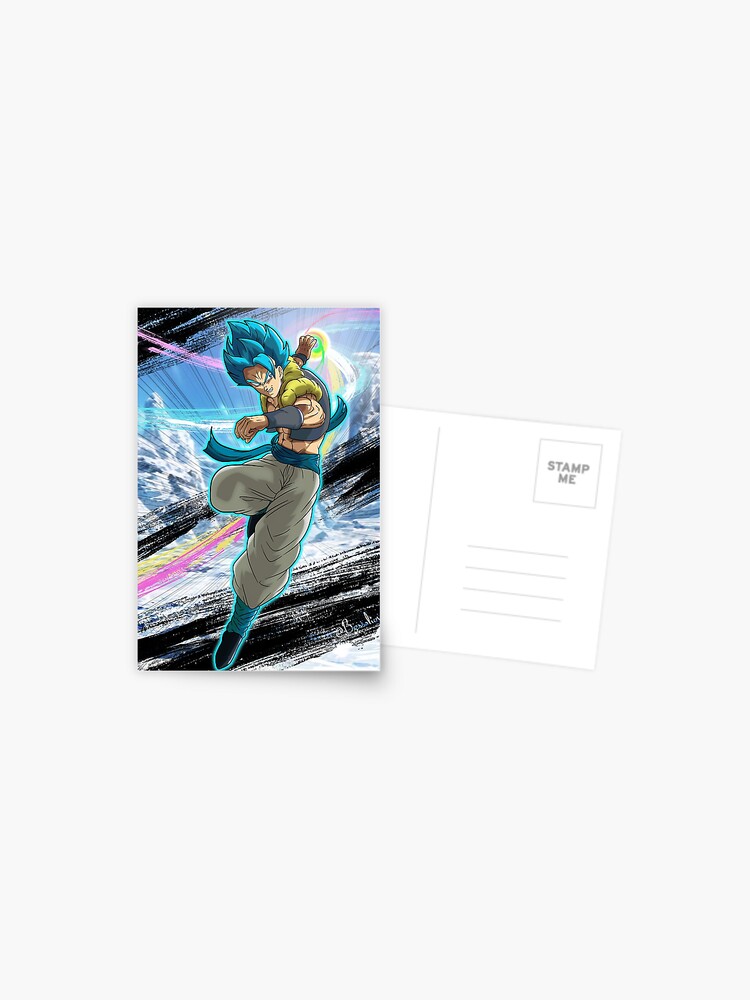 Dragon ball Legends Shallot ssj God by Bessalius Postcard by Bessalius