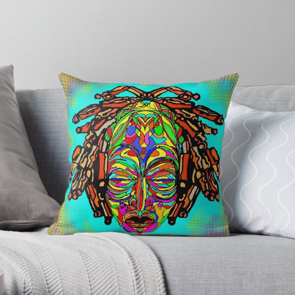 Unmasked 7 Throw Pillow