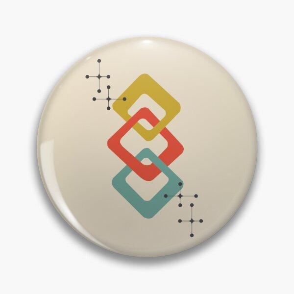 Item preview, Abstracto retro moderno de mediados de siglo designed and sold by aMano-mapping.