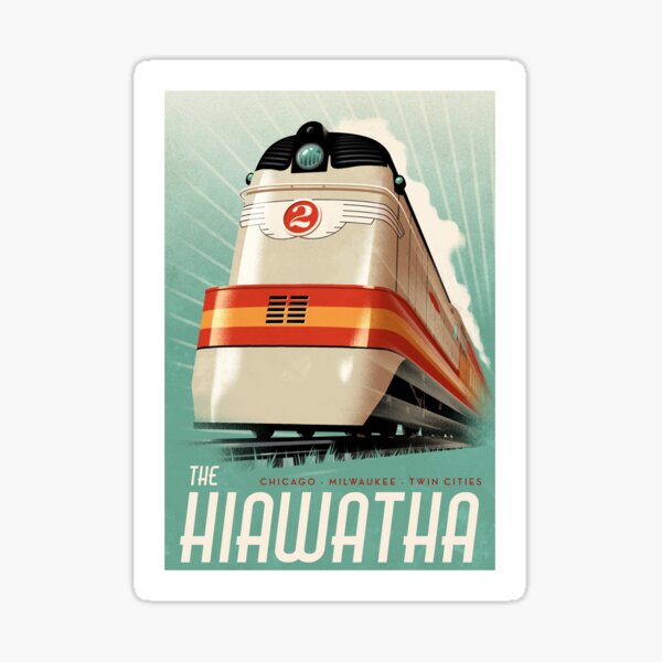 Item preview, Travel Posters - The Hiawatha designed and sold by Rui Ricardo.