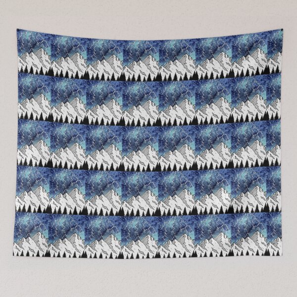 Item preview, Sapphire Storm Over the Mountains  designed and sold by Shelly McClain.
