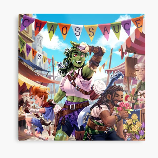 Chaos Sauce Vol 5 Album Artwork Metal Print