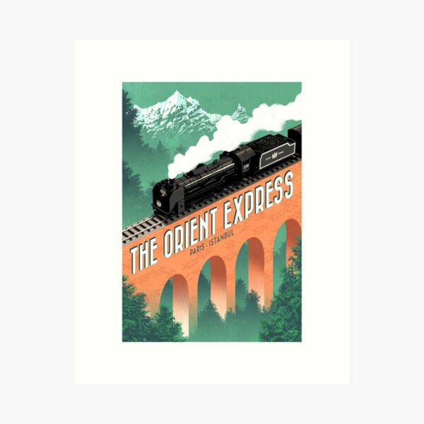 Artikel-Vorschau von Reiseplakate - Der Orient Express, designt und verkauft von ruiricardo.