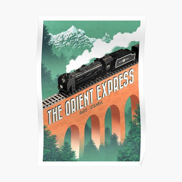 Travel Posters - The Orient Express Poster