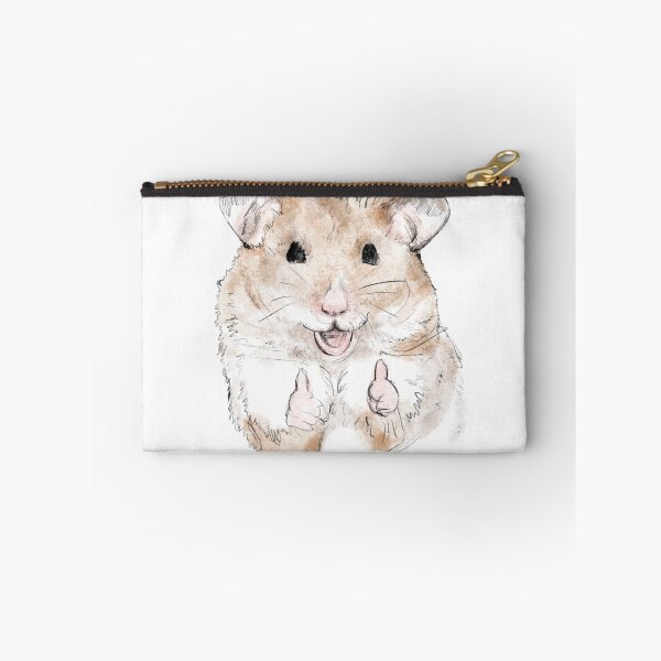 Item preview, Thumbs Up Hamster Meme Design Sticker designed and sold by danycati.