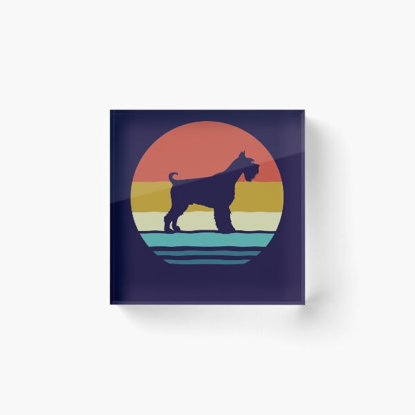 Item preview, Schnauzer - Vintage Retro Miniature Schnauzer Dog Breed -  Schnauzer Owner Gift designed and sold by HappyTees Lab.