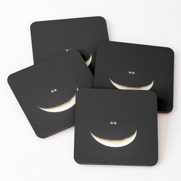 Item preview, Cheshire moon, cat face, half moon smile designed and sold by Stephanie  Skeem.