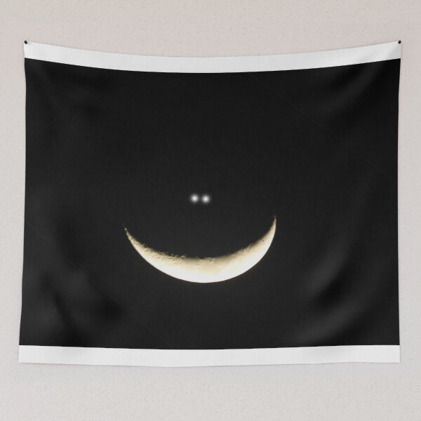 Item preview, Cheshire moon, cat face, half moon smile designed and sold by Stephanie  Skeem.