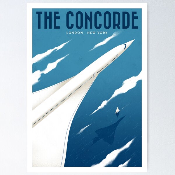 Item preview, Travel Posters - The Concorde designed and sold by ruiricardo.