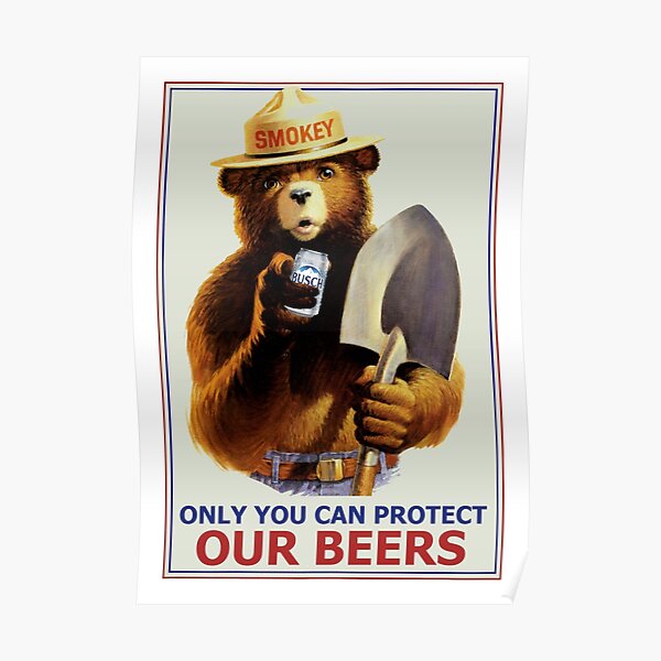 Smokey Bear Posters | Redbubble