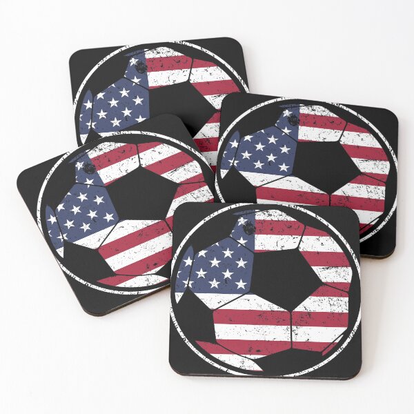 Item preview, Soccer Ball design, American Flag graphic, Patriotic Tee designed and sold by Lisbob.