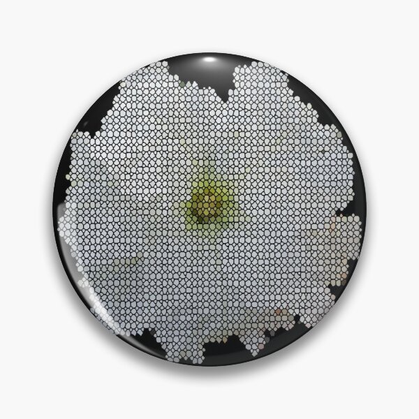 Item preview, White Giant Gourd Flower (Black) Stained Glass designed and sold by After 10 POD Designs.