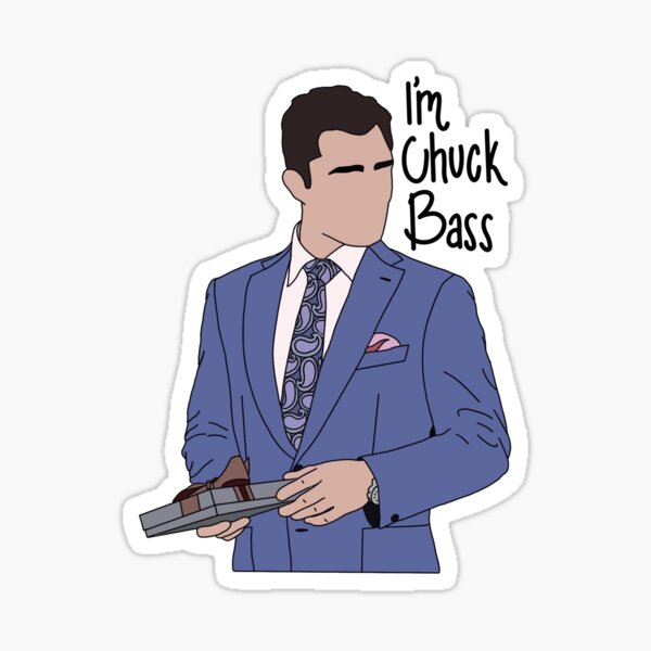 je suis chuck bass Sticker