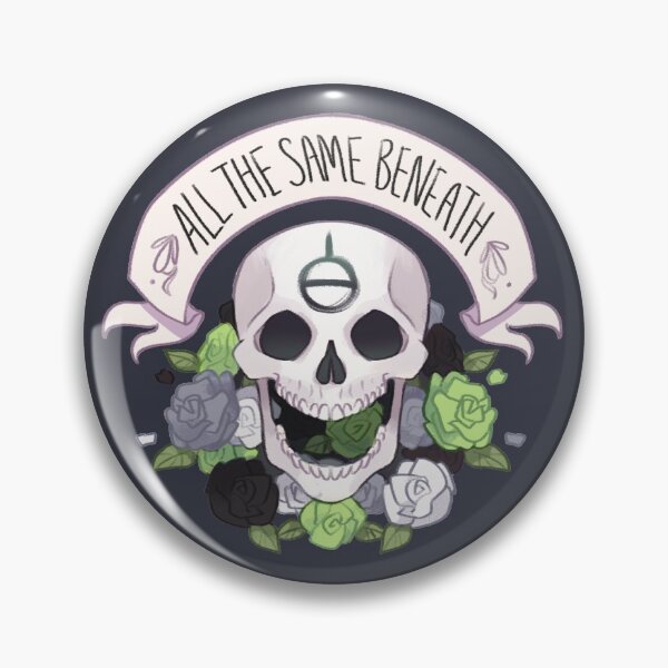 Item preview, Pride Skull - Agender designed and sold by EsotericApiary.