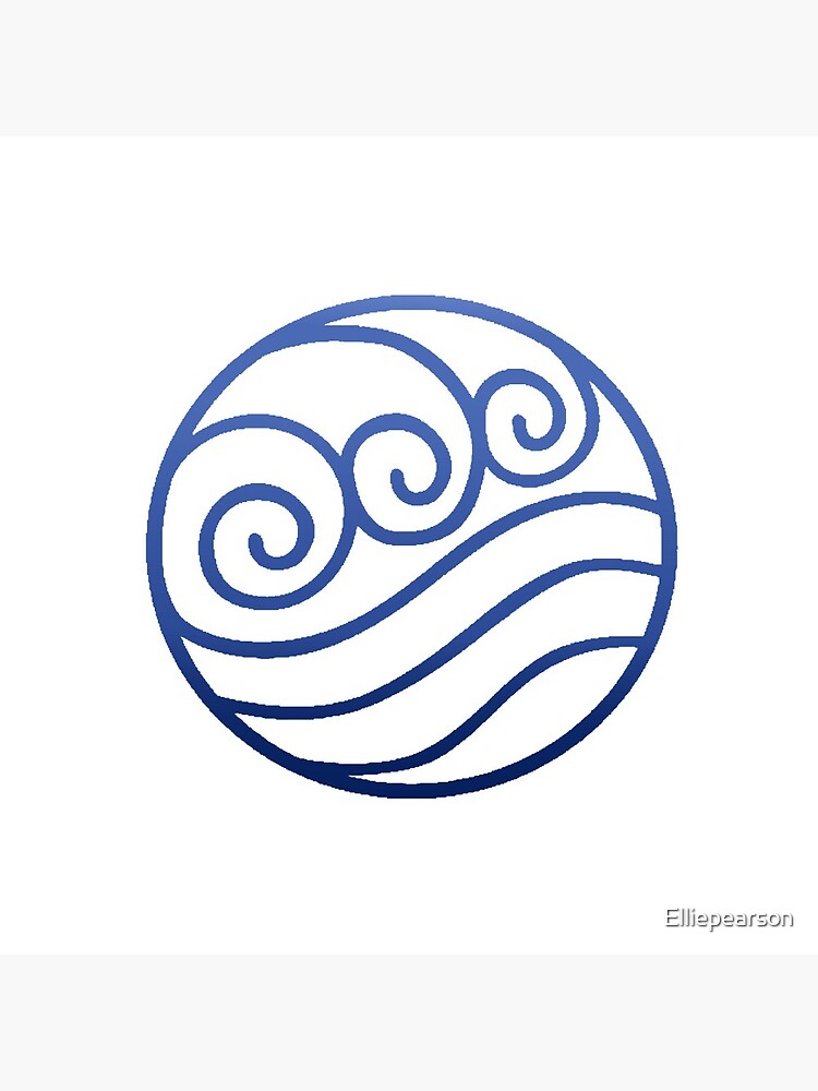 Water Tribe Symbol" Pin for Sale by Elliepearson | Redbubble