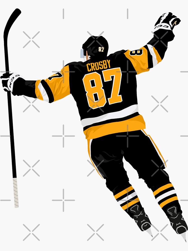 Sidney Crosby Jersey Sticker for Sale by ktthegreat