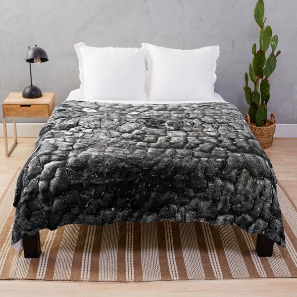 Item preview, dragon scales, pattern, coal burnt wood, designed and sold by Stephanie Skeem.