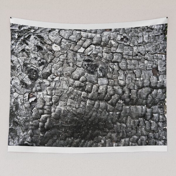 Item preview, dragon scales, pattern, coal burnt wood,  designed and sold by Stephanie  Skeem.