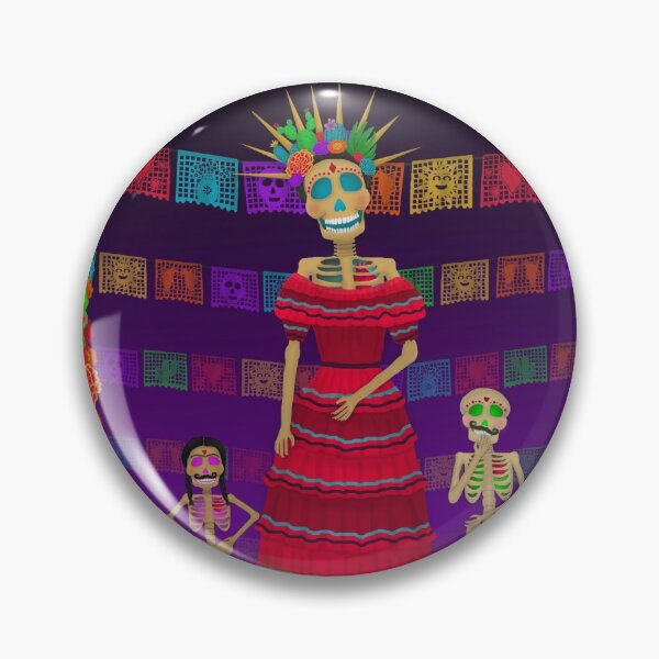 Item preview, Purple Ómbre Day of the Dead designed and sold by Cynthia De La Torre.