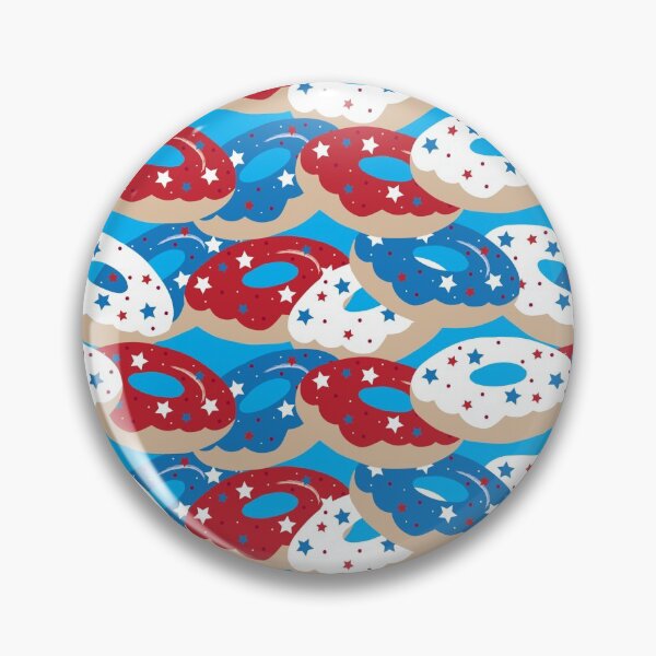 Item preview, Red White and Blue Donuts designed and sold by cathleenbronsky.