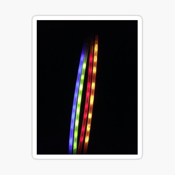 Glow sticks Sticker
