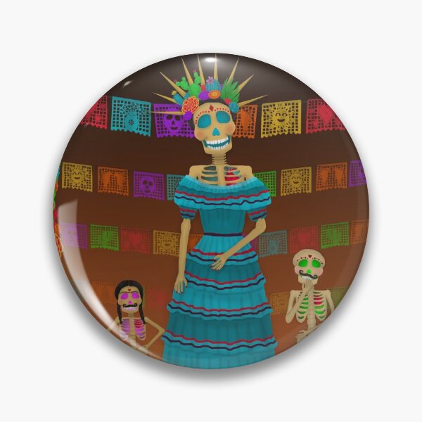 Item preview, Orange Ómbre Day of the Dead designed and sold by Cynthia De La Torre.