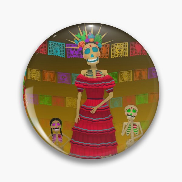 Item preview, Yellow Ómbre Day of the Dead designed and sold by Cynthia De La Torre.
