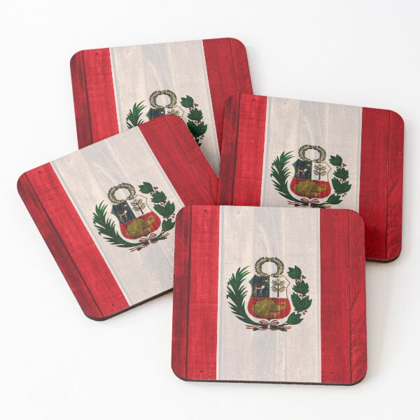 Item preview, Wood flag of Peru designed and sold by Dr-Pen.