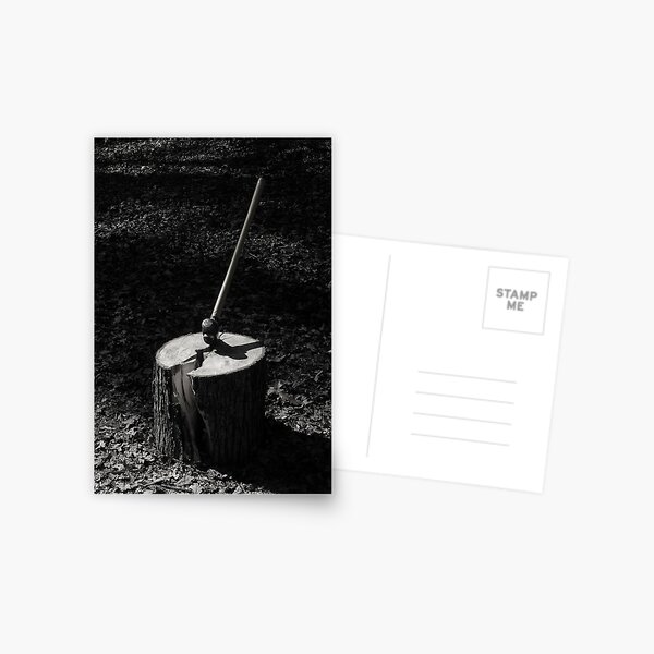 Woodsplitting Postcard