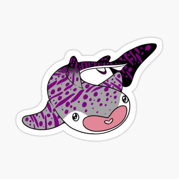 Item preview, Ace Pride Whale Shark designed and sold by ProjectMischa.