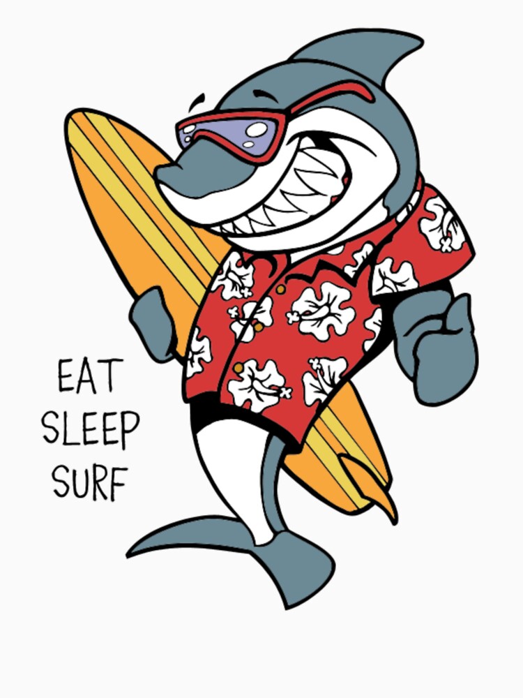 "Cartoon Shark: shark attack" T-shirt for Sale by mario1502 | Redbubble