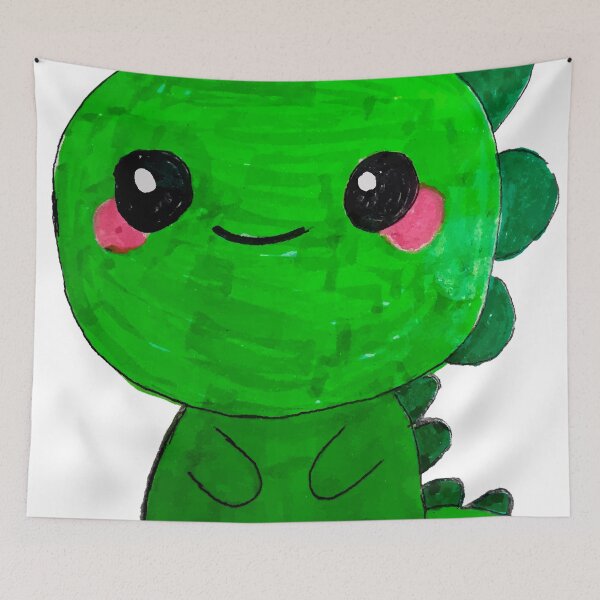 Item preview, Green Baby Dinosaur designed and sold by xesed.