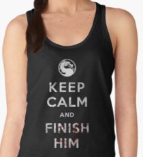 Keep Calm and Finish Him Women's Tank Top