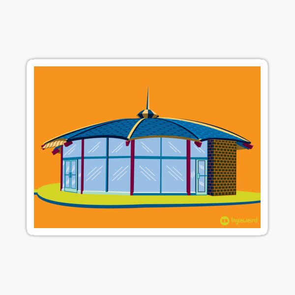 Brolly Hut Sticker