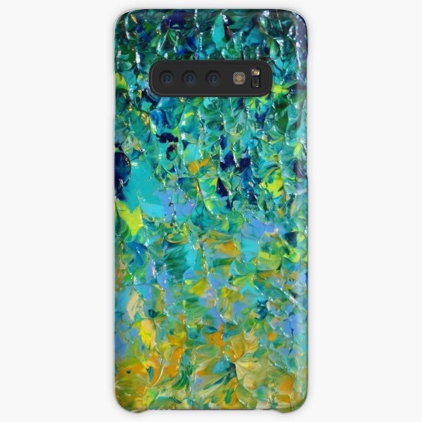 BEAUTY BENEATH THE SURFACE - Stunning Lake Ocean River Water Nature Green Blue Teal Yellow Aqua Abstract Samsung Galaxy Snap Case