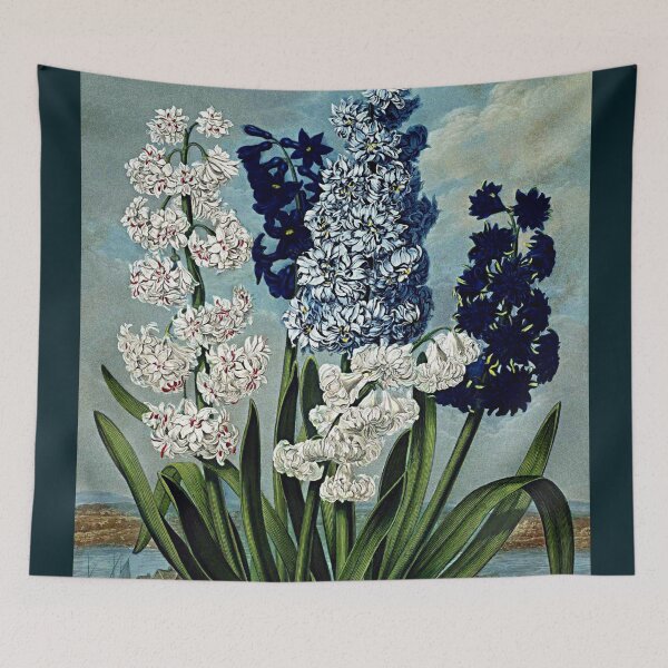 Item preview, Botanical Art Temple Of Flora Hyacinths designed and sold by JoolyA.