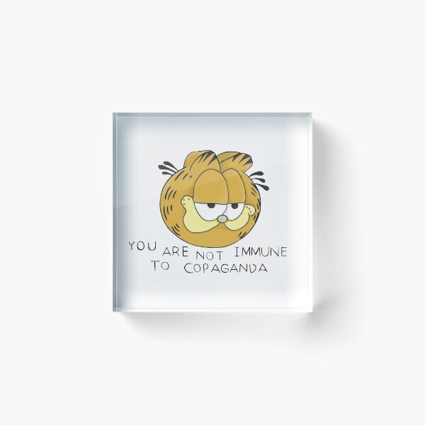 Item preview, Garfield You Are Not Immune To Copaganda designed and sold by Charmingvulpes.