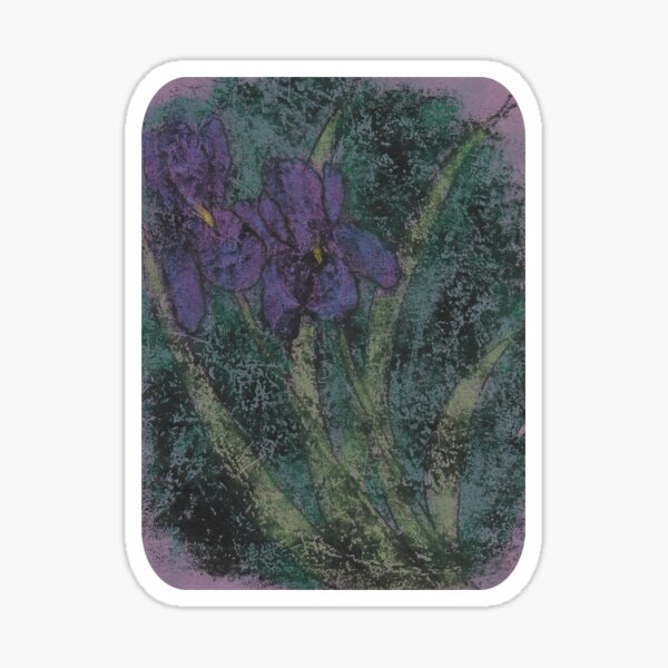 Item preview, Purple Iris 14 designed and sold by Jan Palmer.