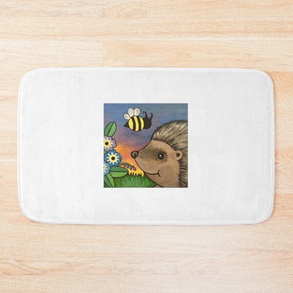 Item preview, Hedgehog/Forget-Me-Nots - Bee-Not-Forgotten designed and sold by Debbee75.