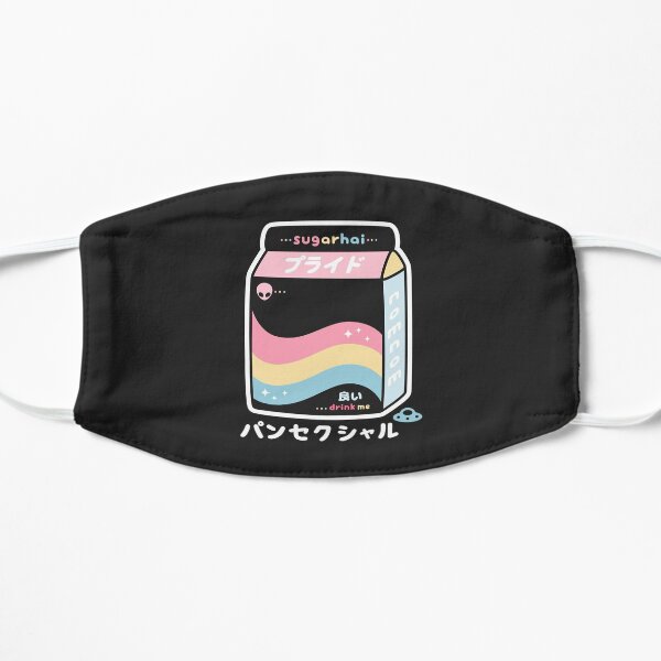 Pansexual Pride Milk Flat Mask
