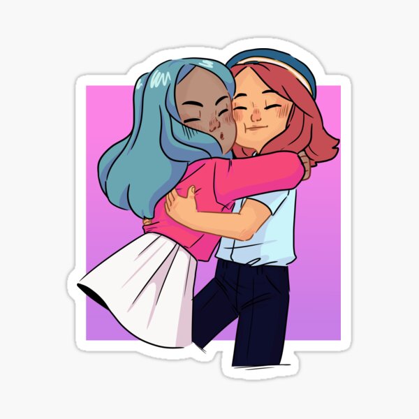 Inazuma Eleven: Rika et Touko Sticker
