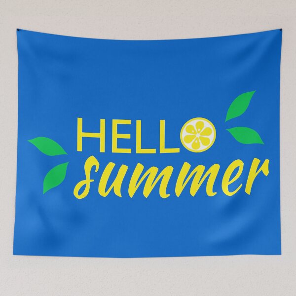Item preview, Lemon Slice Hello Summer designed and sold by CoralFoxDesigns.