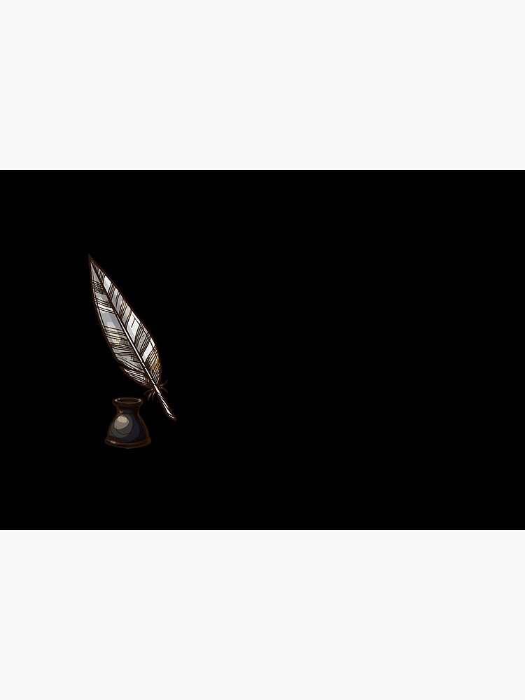 Vintage Inkwell and Quill by NozzandtheBeast
