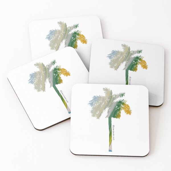 Item preview, Blue, Green, and Yellow Palm Tree designed and sold by Laminar-Art.