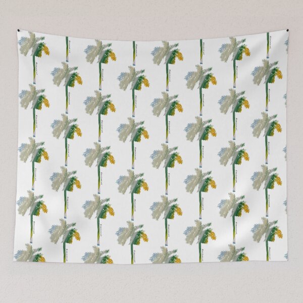 Item preview, Blue, Green, and Yellow Palm Tree designed and sold by Laminar-Art.