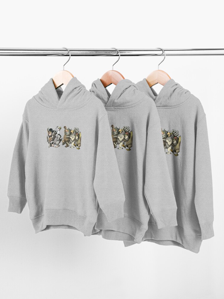 Alternate view of Wild Things Romp Graphic Toddler Pullover Hoodie